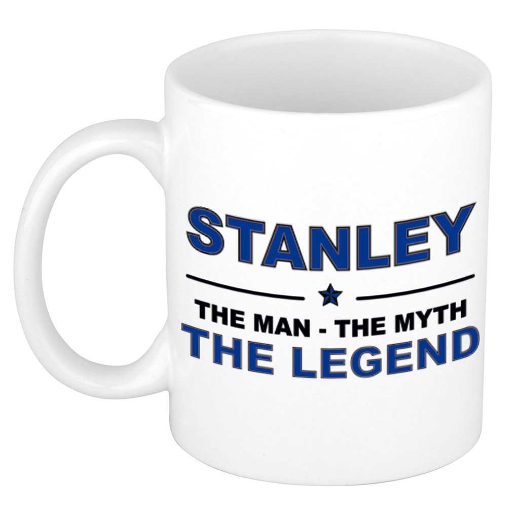 Stanley The man, The myth the legend cadeau koffie mok-thee beker 300 ml