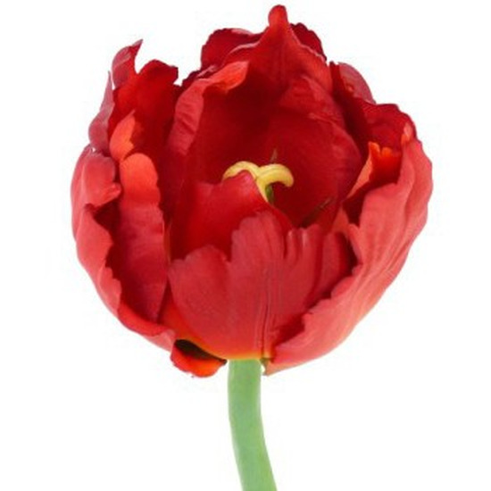 Tulp deluxe rood 25 cm Kunstbloemen
