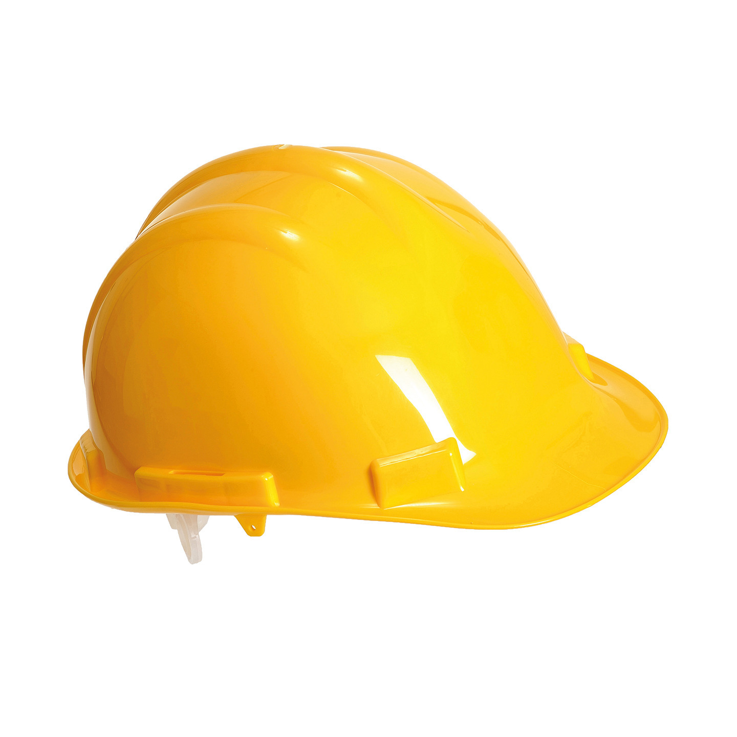 Veiligheidshelm-bouwhelm hoofdbescherming geel verstelbaar 55-62 cm