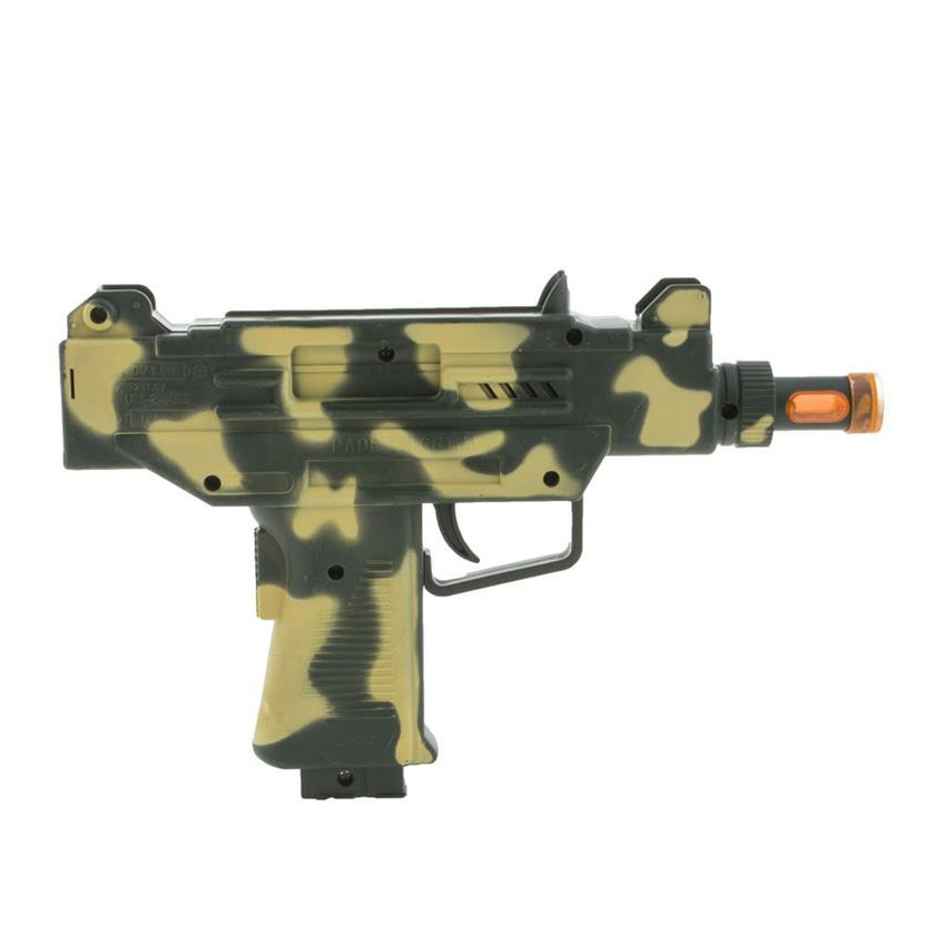 Verkleed speelgoed wapens Uzi machinepistool camouflage