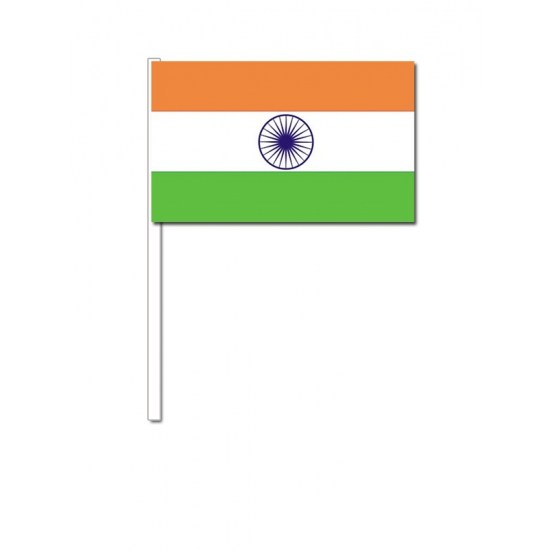 Zwaaivlaggetjes India 12 x 24 cm