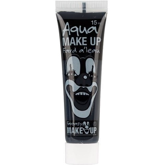 Zwarte schmink horror make-up op waterbasis 15 ml