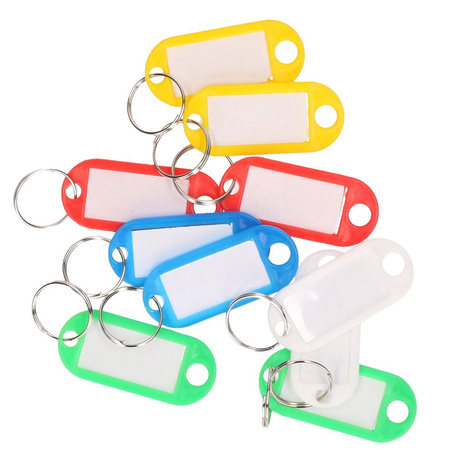 Key box with 20x colored keychains