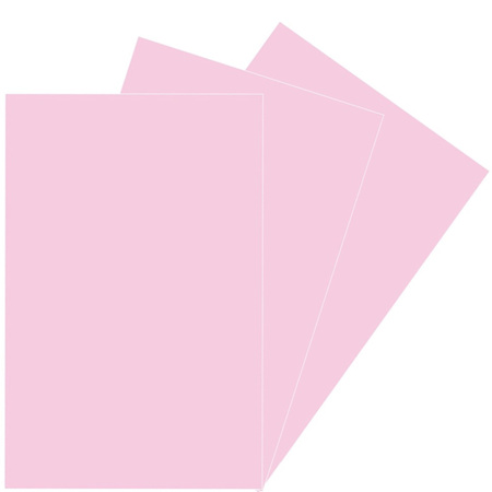 10x Crepla foam rubber pink 20 x 30 cm