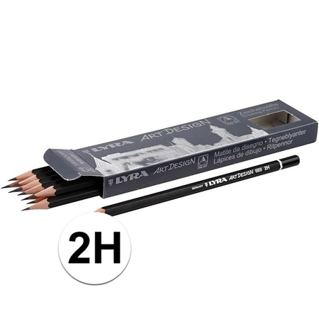 12 professional pencils hardness 2H