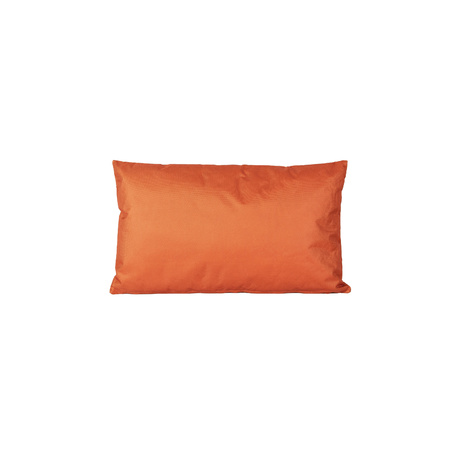 1x Bank/sier kussens voor binnen en buiten in de kleur oranje 30 x 50 cm