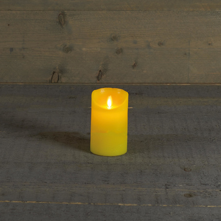 1x Set Yellow Led candles with moving flame