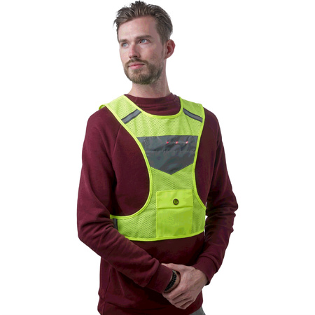 1x Yellow safety vests reflective for adults