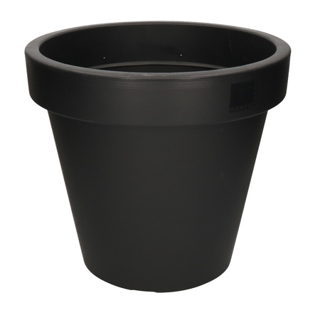 1x Anthracite gray / black flowerpots 35 cm