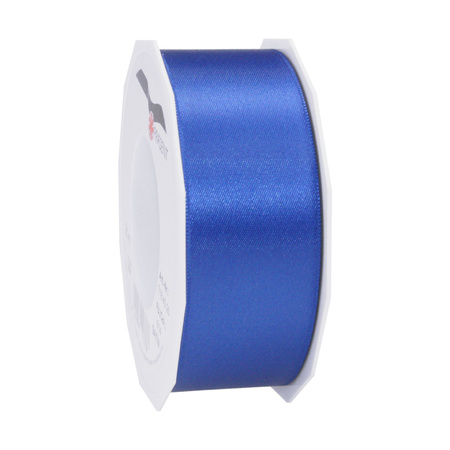 Satin presents ribbon red and blue 25m x 0.4 cm