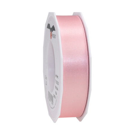 1x Luxury Hobby/decoration pink pink satin ribbons 2,5 cm/25 mm x 25 meters