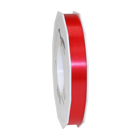 Hobby/decoration ribbons red/white/green 1,5 cm x 91 meters