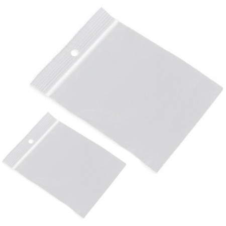 200x Grip/packaging seal bags 55 x 65 mm and 100 x 150 mm