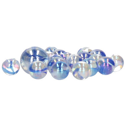Blue Bubbles marbles 21x