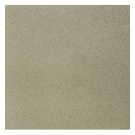 25x stuks feest servetten taupe/beige - 40 x 40 cm - papier