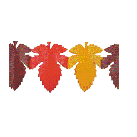 2x Slingers herfstbladeren 3 meter herfst thema versiering