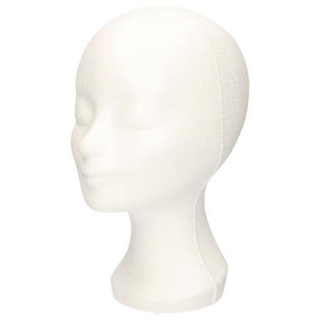 3x Styrofoam head 30 cm