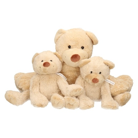 3x Pluche mama en kind Boogy knuffelberen 35/24 cm knuffels