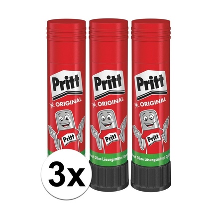 3x Pritt glue 11 gr