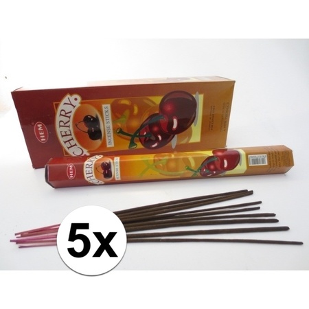 5x Incense cherry 20 sticks