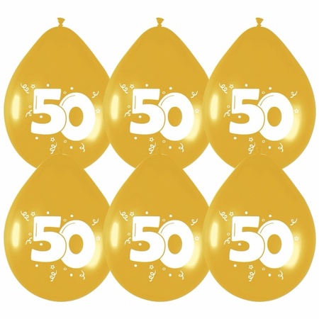 Birthday party 50 years decoration package 3-parts