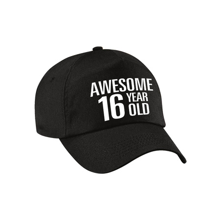 Awesome 16 year old cap black for men and women