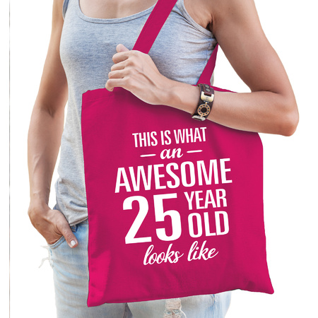 Awesome 25 year bag pink for women