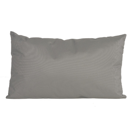 Pillows for garden/house in grey 30 x 50 cm