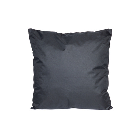 Bank/Sier kussens voor binnen en buiten in de kleur zwart 45 x 45 cm