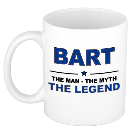 Bart The man, The myth the legend name mug 300 ml