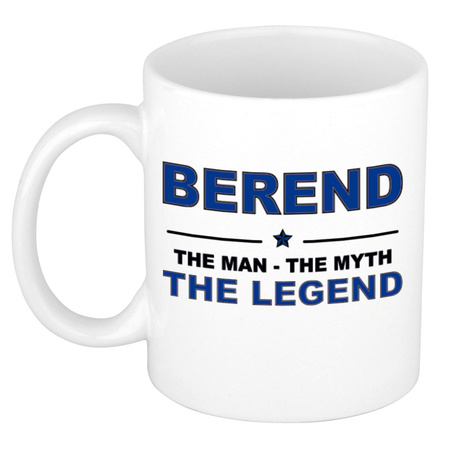 Berend The man, The myth the legend name mug 300 ml