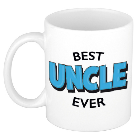 Best Auntie en Best Uncle mok - Cadeau beker set voor Oom en Tante