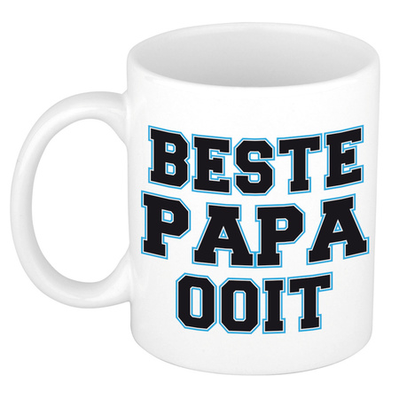 Beste papa ooit gift mug / cup white