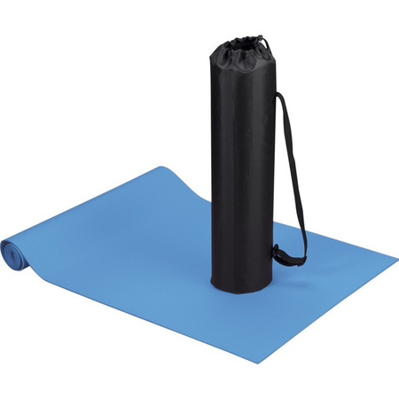 Blue yoga/fitness mat 60 x 170 cm
