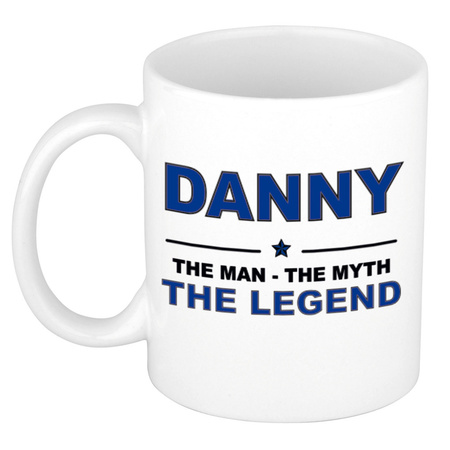 Danny The man, The myth the legend cadeau koffie mok / thee beker 300 ml
