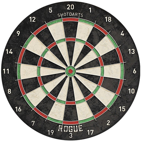 Dartboard Rogue Bristle with 2 sets of darts 21 grams