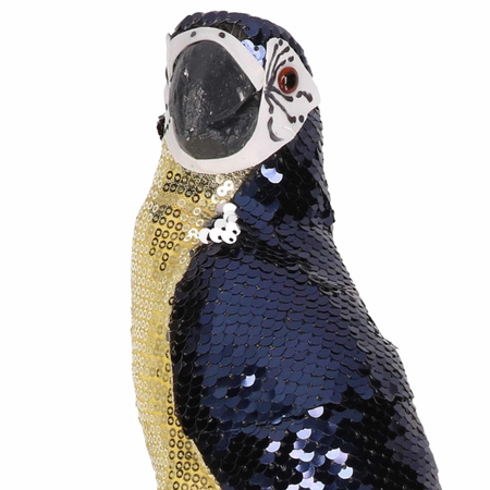 Decoratie vogel papegaai - 30 cm - kunststof - dierenbeeld