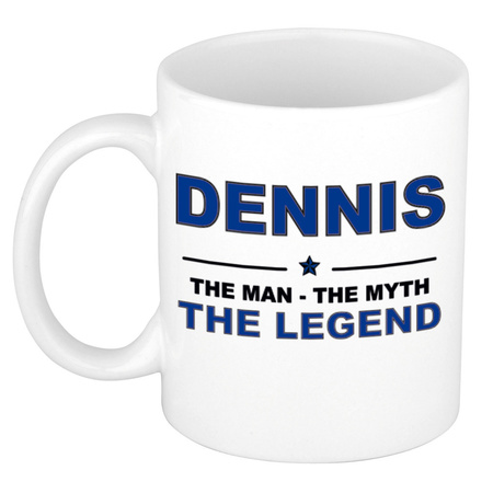 Dennis The man, The myth the legend name mug 300 ml