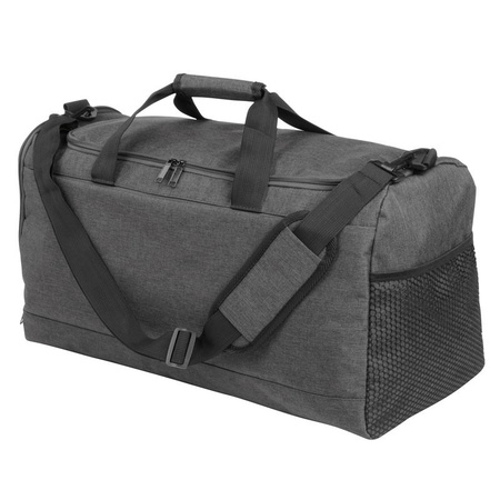 Darkgrey sportsbag/weekendbag with shoe compartment 54 cm