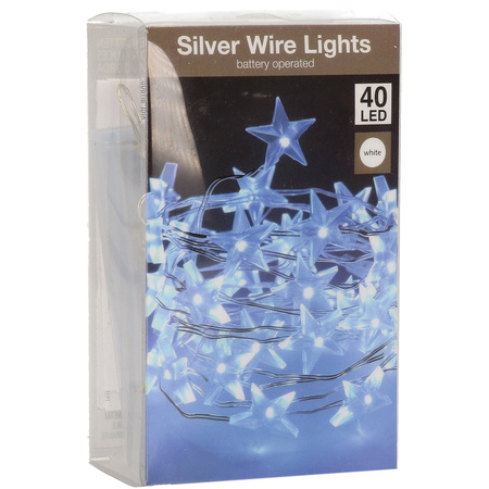 Christmas lights stars 40 LEDs 200 cm
