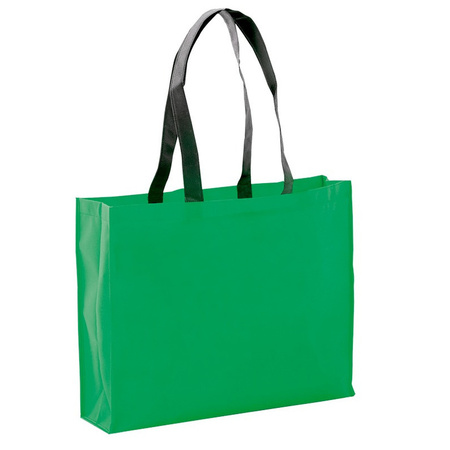 Shoulder bag in green 40 x 32 x 11 cm