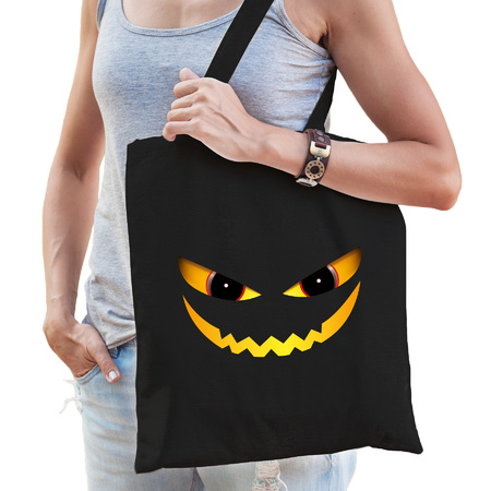 Devil face cotton bag black for women and men