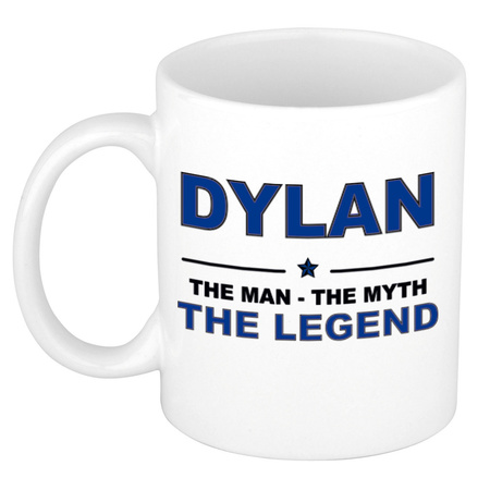 Dylan The man, The myth the legend name mug 300 ml