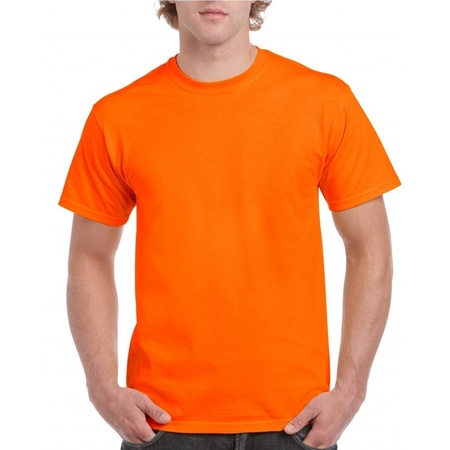 Bright orange shirt for adults