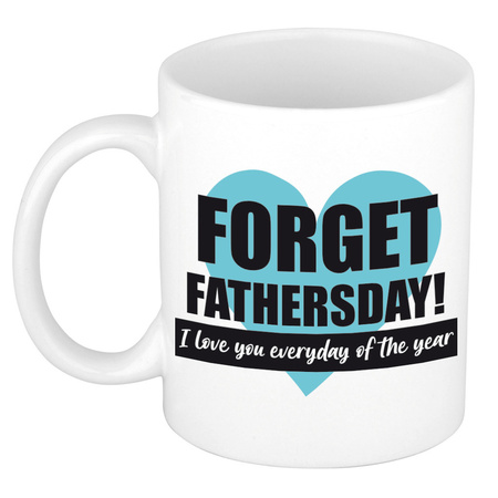 Forget Fathers day kado mok / beker voor Vaderdag / verjaardag 