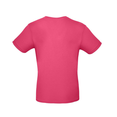 Fuchsia pink basic t-shirt for men