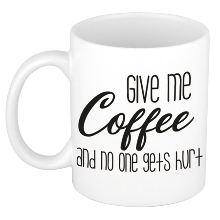 Give me coffee mug white 300 ml