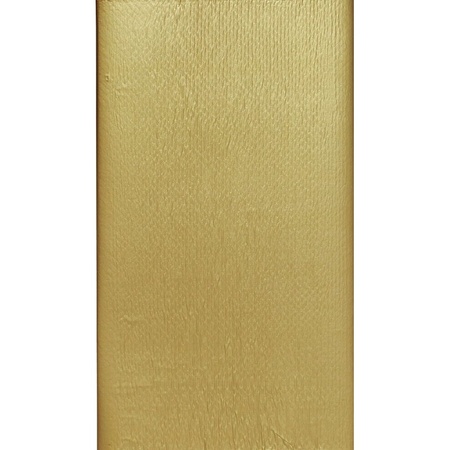 Papieren tafelkleed/tafellaken goud inclusief sneeuwvlok servetten