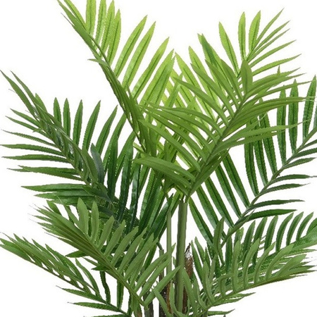 Green Areca/palm artificial plant 73 cm in pot