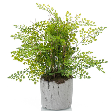 Green artificial plant fern 28 cm